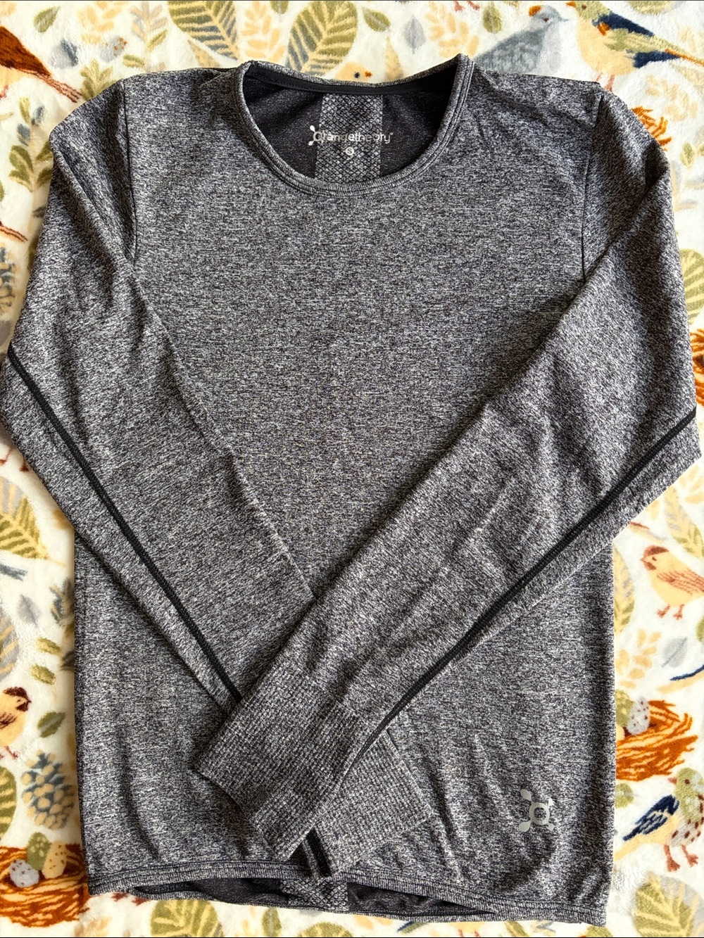 Orangetheory Women's Heather Gray Crewneck Long Sleeve